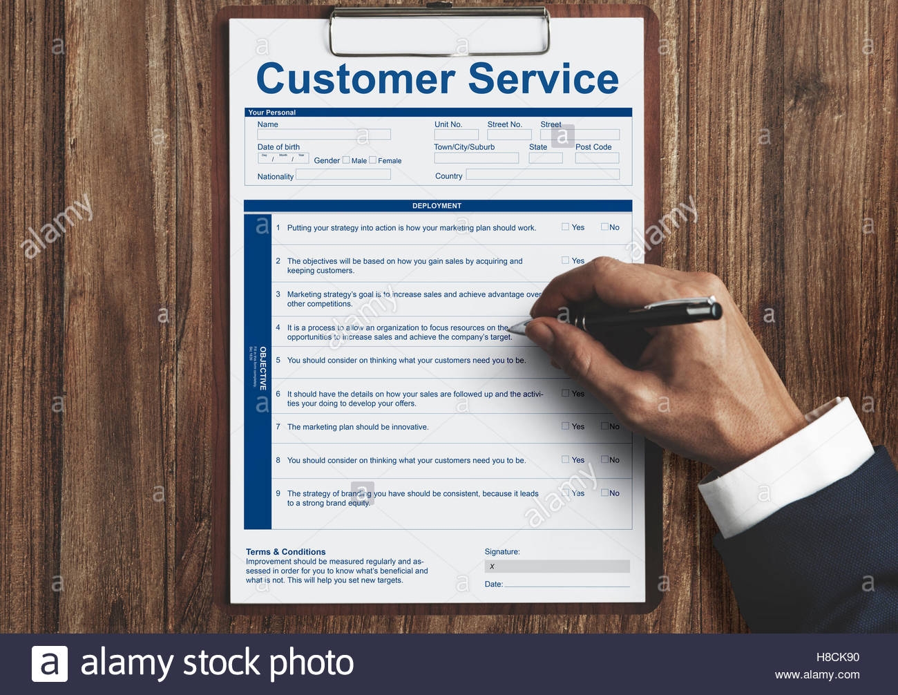 customer service performance data application form concept application form of performance