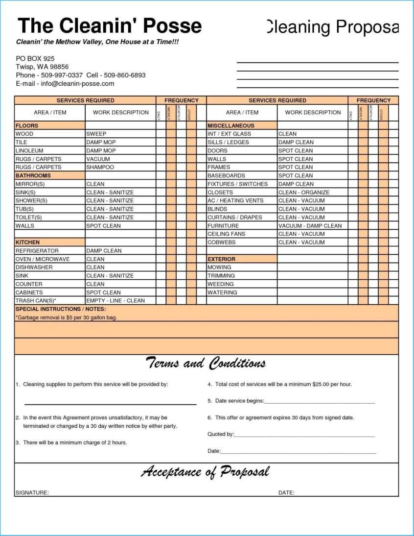 invoice popular house cleaning invoice template free which examples invoices for cleaning services