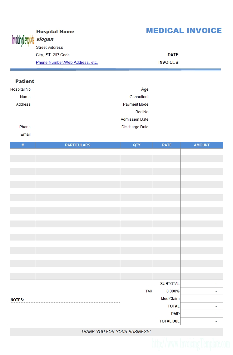 medical receipt sample bill template invoice template gst medical bill sample