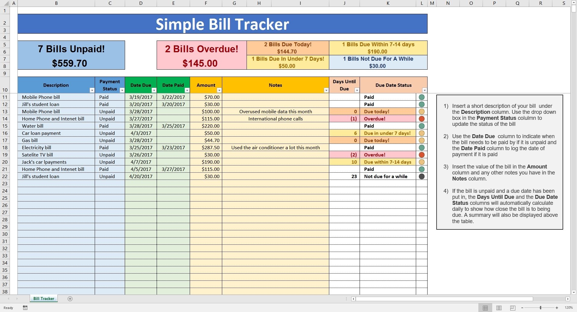 pin wwalter on organizing and planning accounts payable billing for 100 in spread sheet