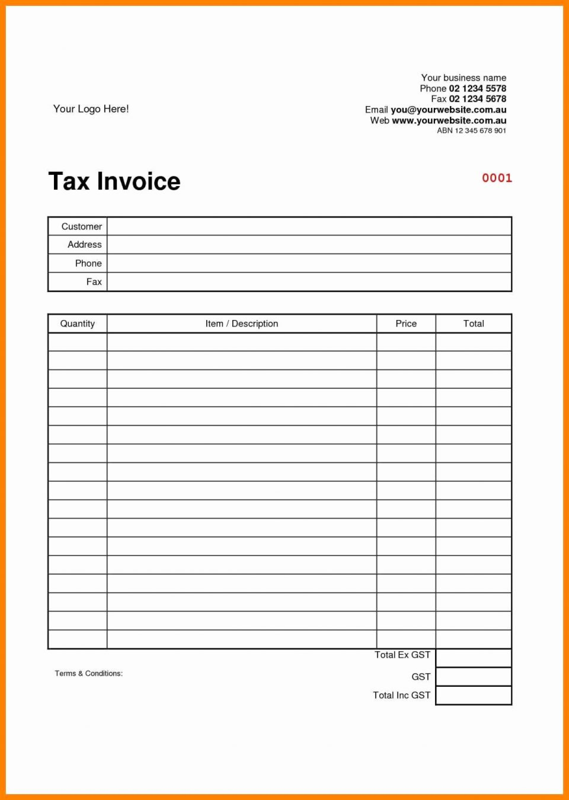 015 printable invoices templates free invoice template gst invoice for readymade traders