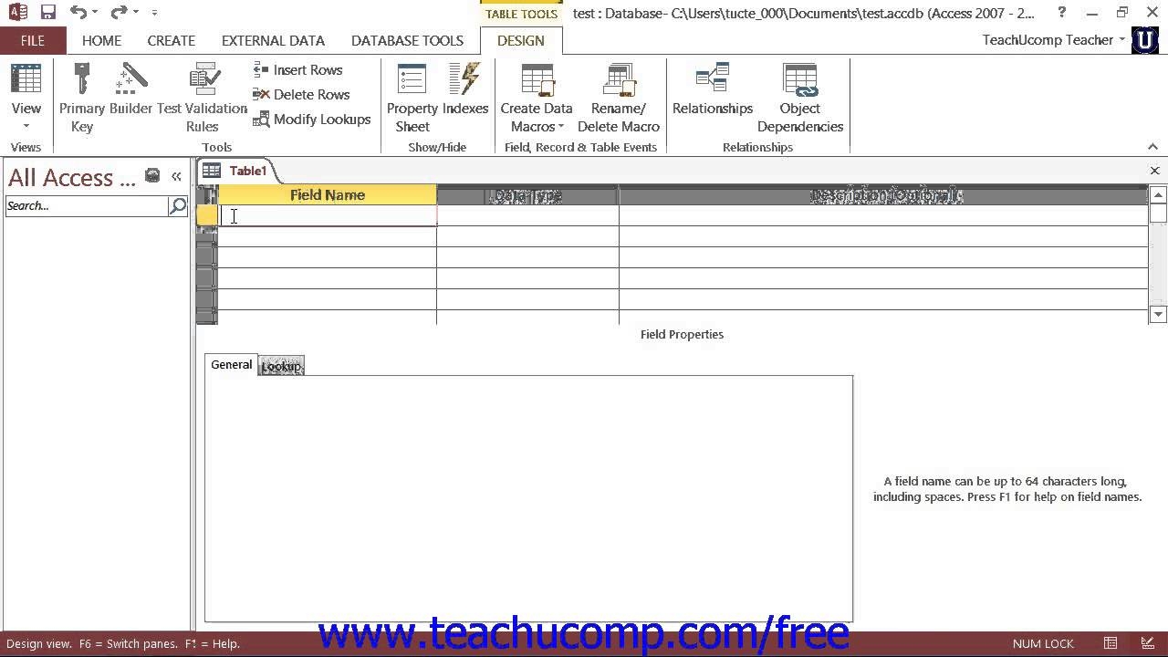 access 2013 tutorial creating relational database tables microsoft training lesson 24 relational model example microsoft access