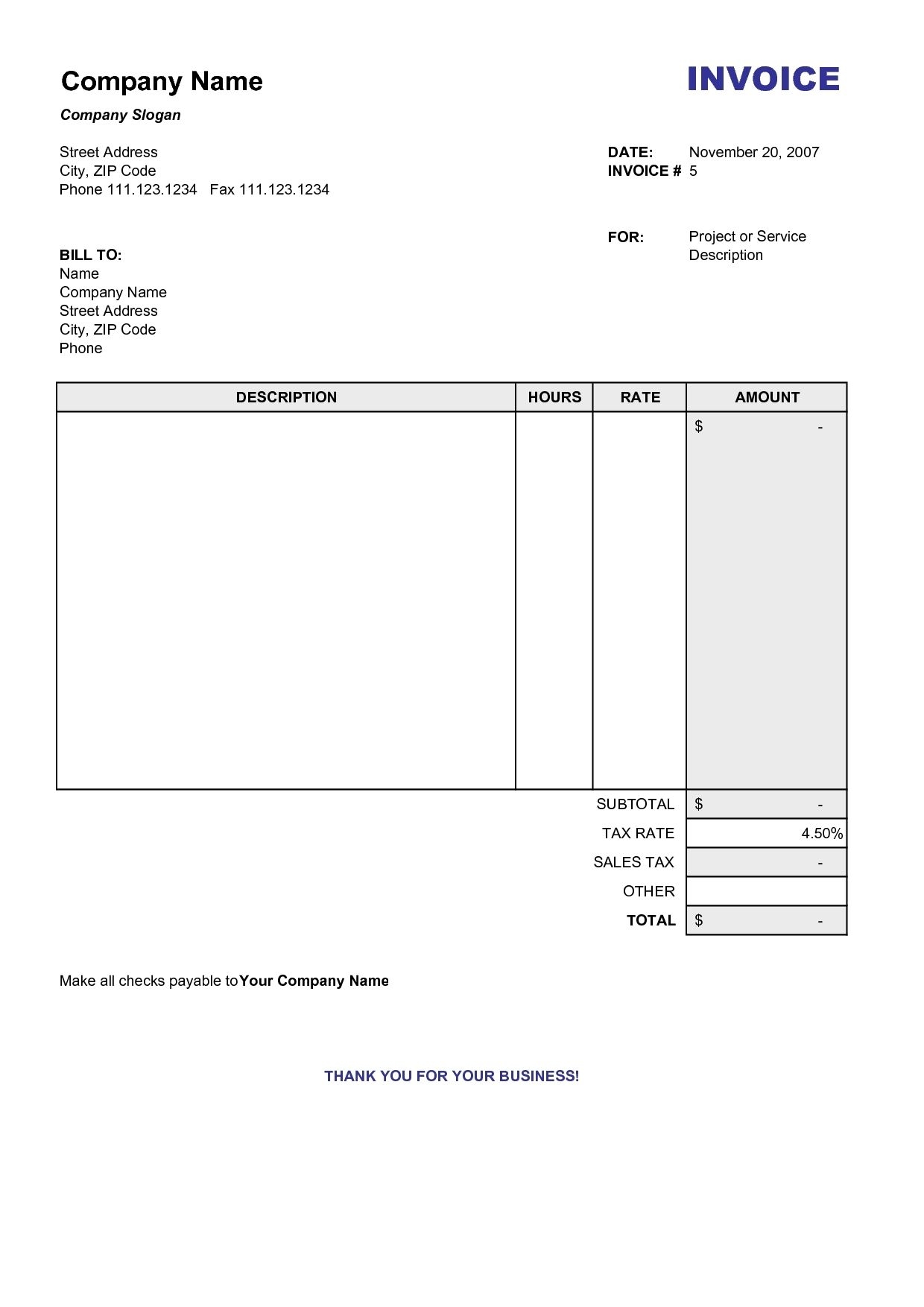 copy of a blank invoice invoice template free 2016 copy of copy of a invoce