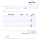 ms word invoice template free download