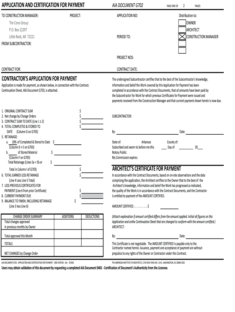 Free Aia Invoice Template