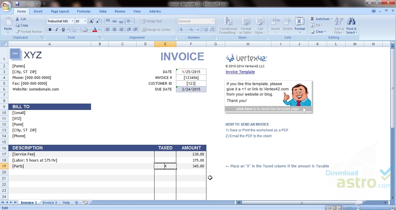 excel invoice template latest version 2019 free download software invoice gratis bahasa indonesia