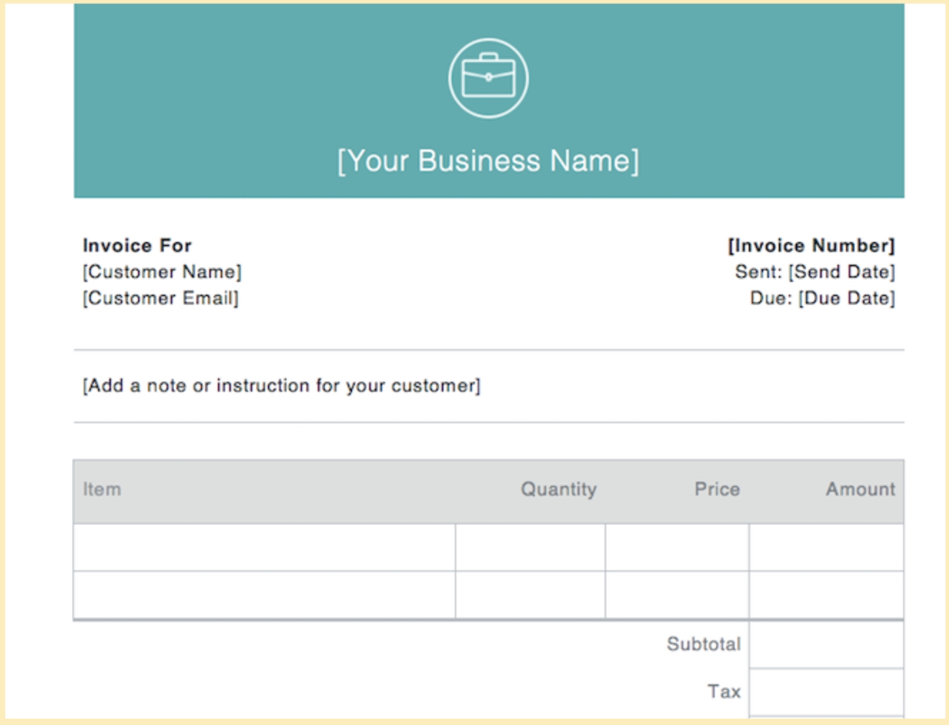 invoice examples for every kind of business invoice footer text sample