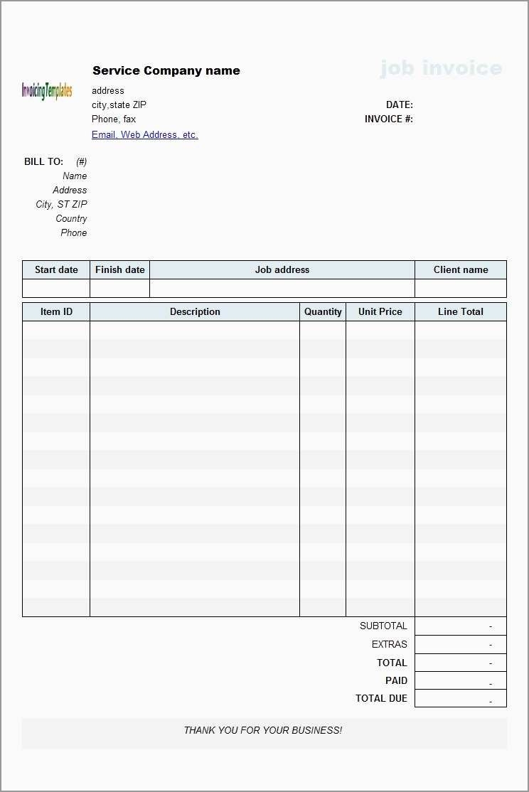 microsoft works invoice template free download elegant invoice for job work