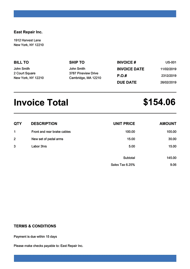 100 free invoice templates print email invoices create a fake invoice