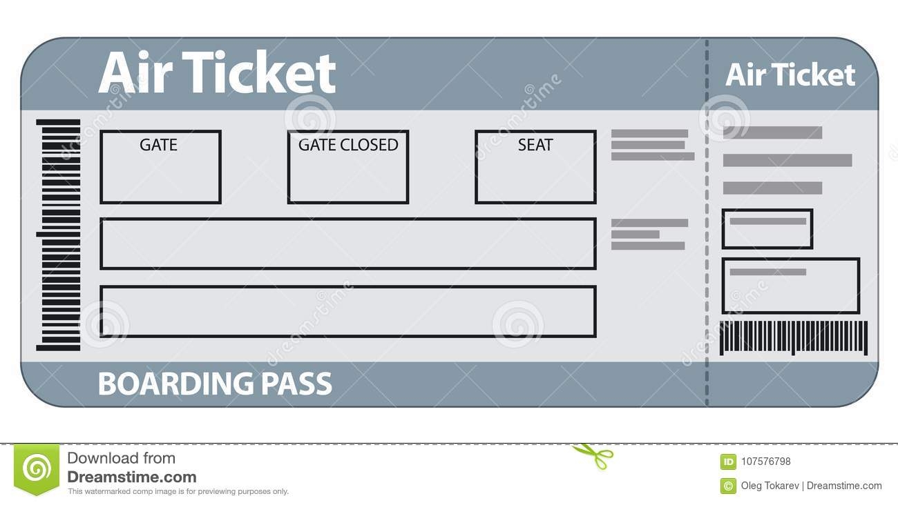 Ticket Format For Travels