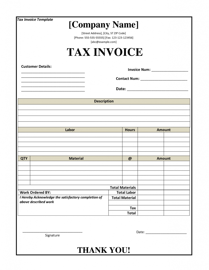 Paid Ato Tax Invoice