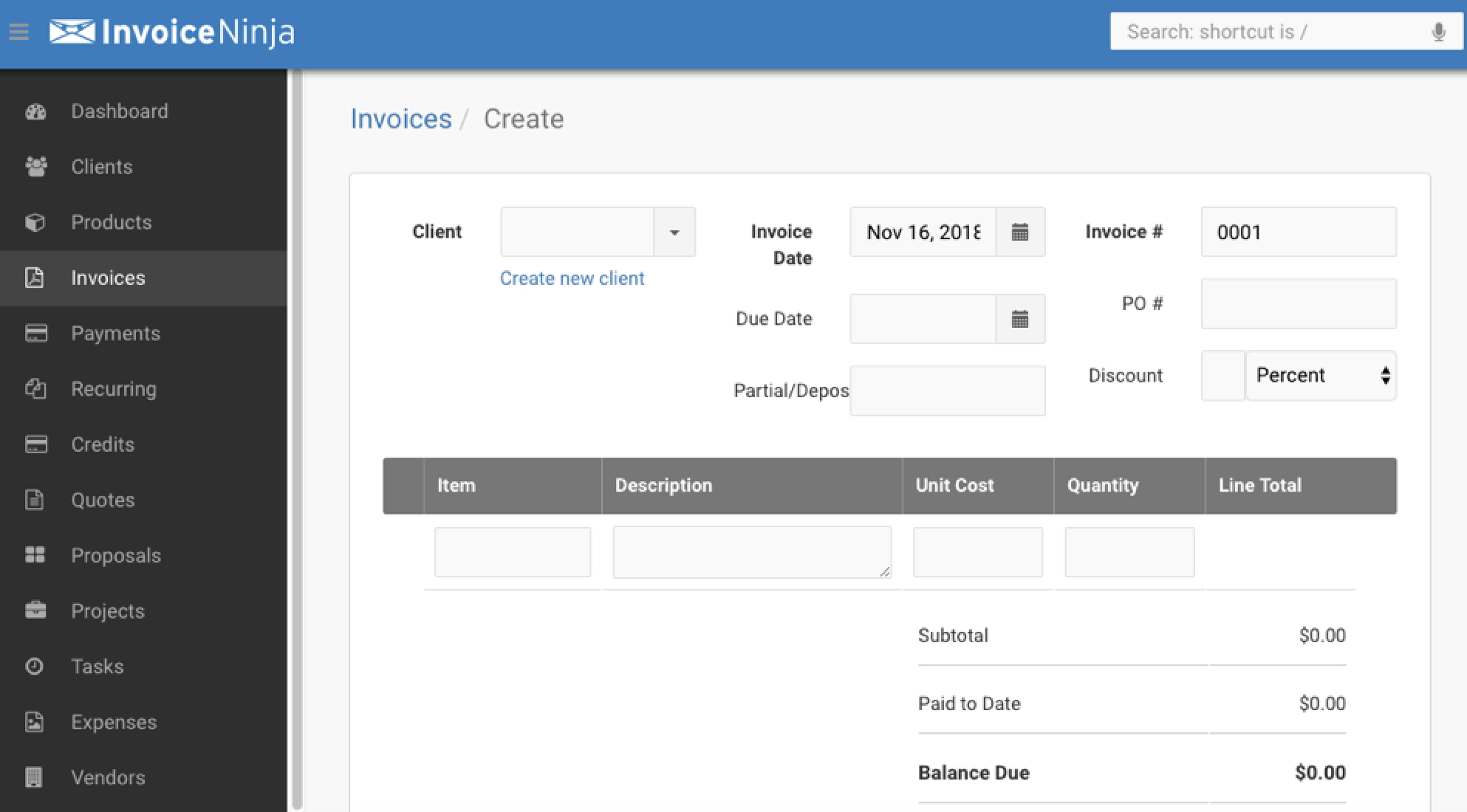 best free invoice software of 2020 zapier open source create and edit an invoice