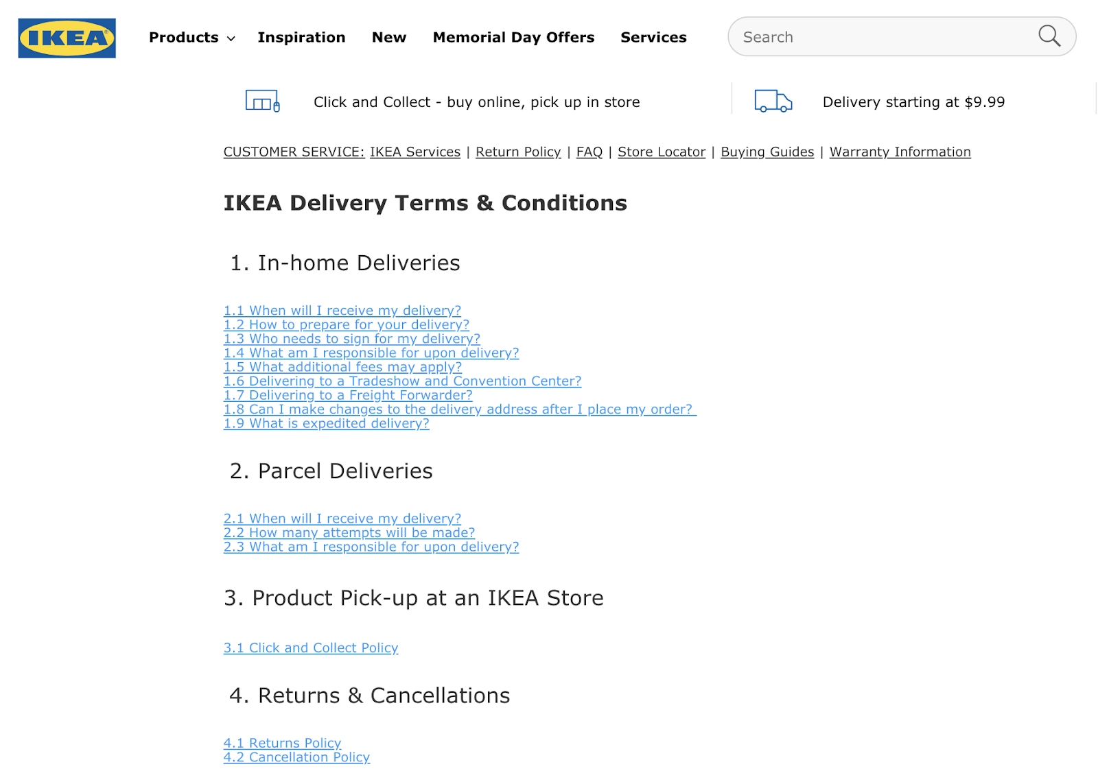 generate an ecommerce terms conditions terms of service retail invoice terms and conditions