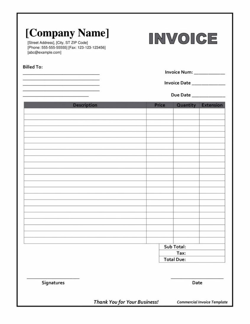 invoice free invoice downloadable template printable blank free invoice templates printable free