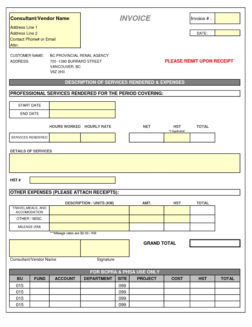 Diagram Of Consular Invoice