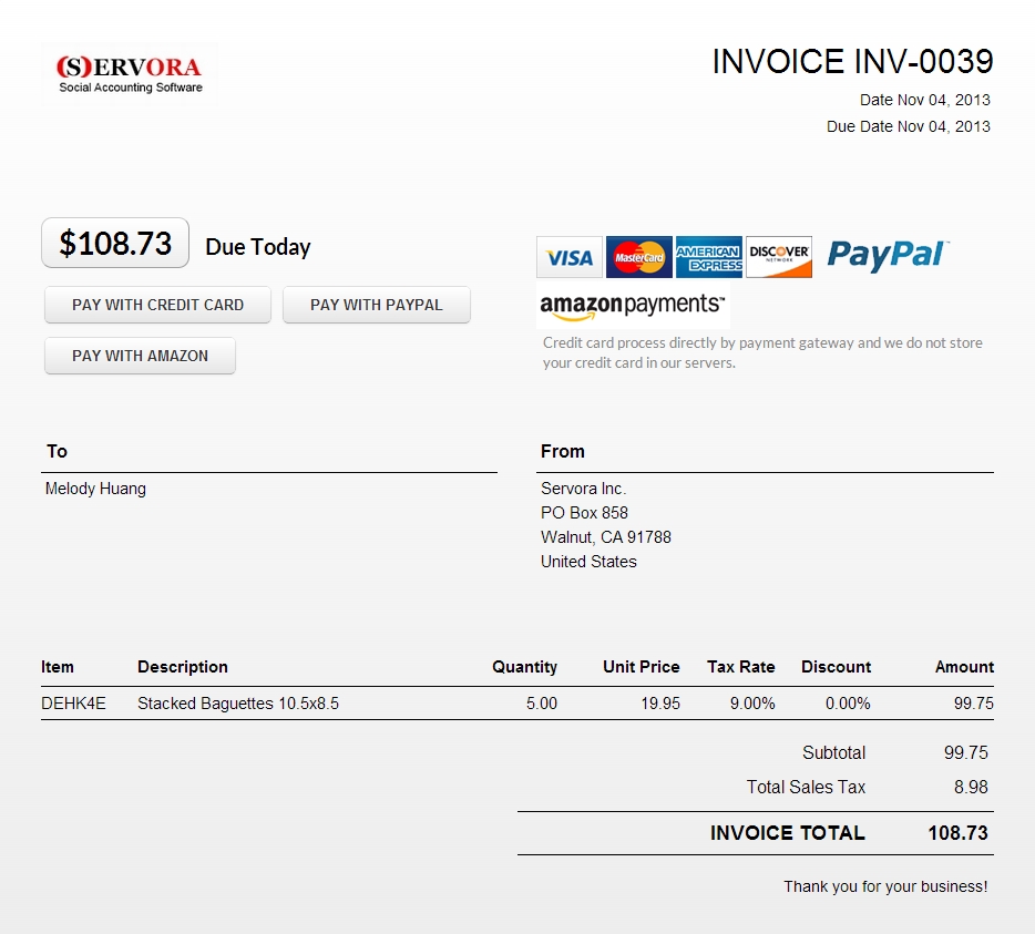 using online payment forms to shorten your receivables invoice for payment form
